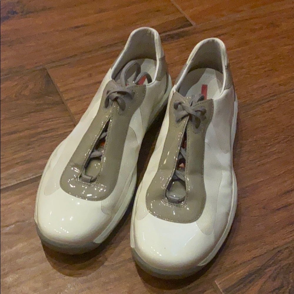 Prada Patent Leather Sneakers - Picture 1 of 4